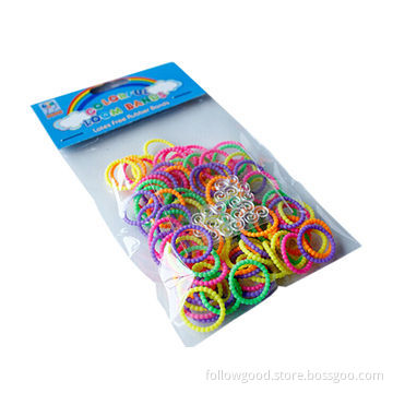 Rainbow Loom Bands for DIY Lace Bracelet